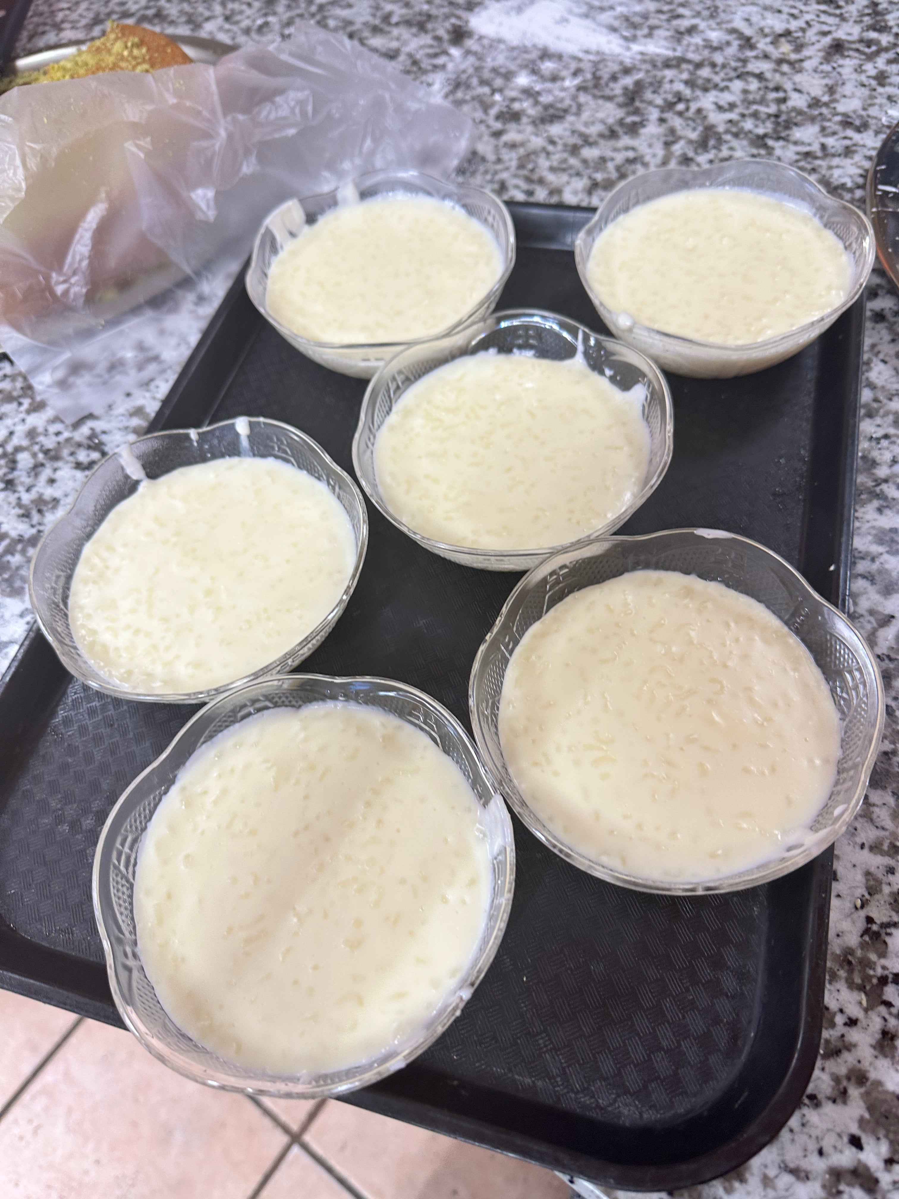 3 orders of Mama Haam’s Rice Pudding